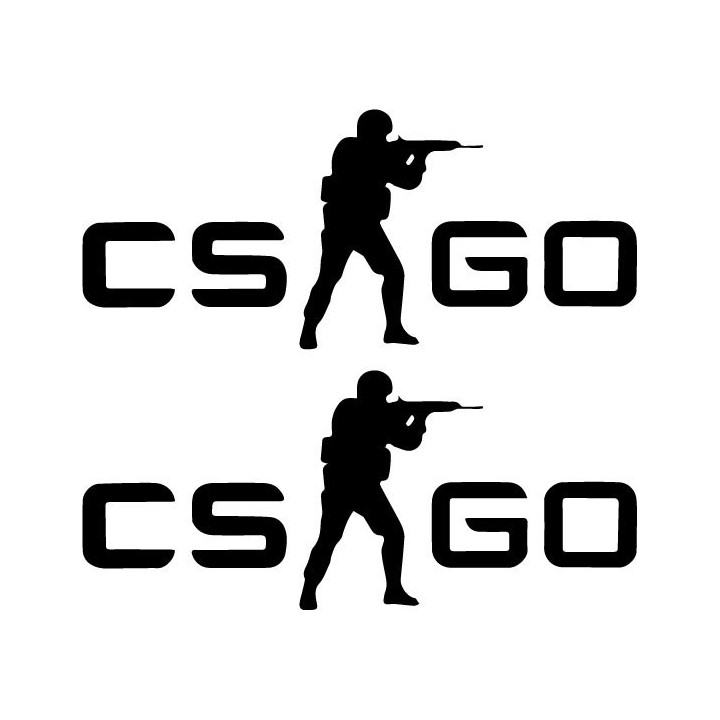 CS:GO Stickers – Counter-Strike Gaming Decals (2-Pack)