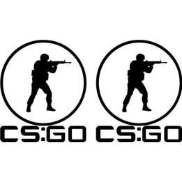 CS:GO Stickers – Counter-Strike Gaming Decals (2-Pack)