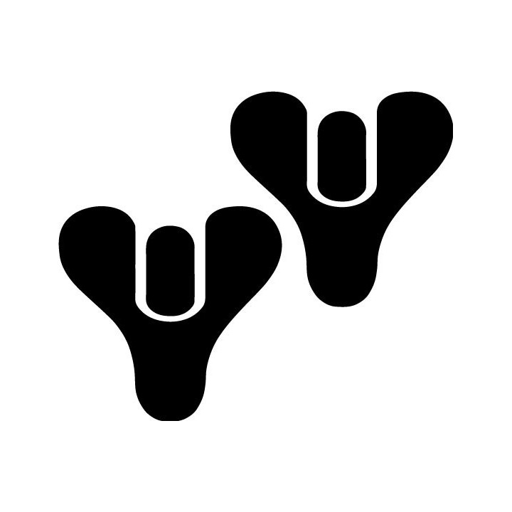 Destiny Guardian Tricorn Stickers – Game Logo (2-Pack)