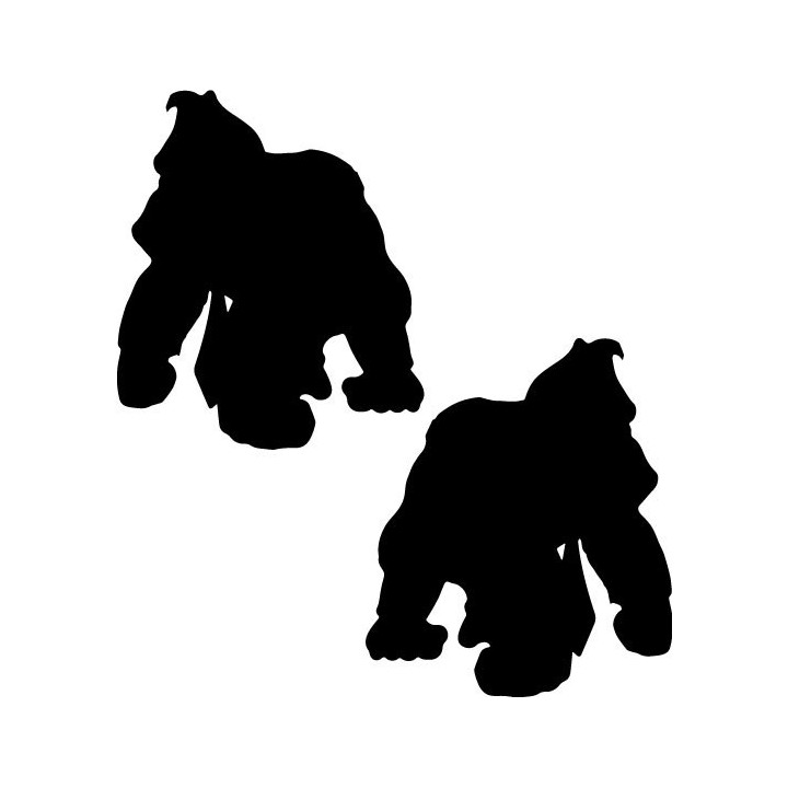 Donkey Kong Stickers – Nintendo Gaming Decals (2-Pack)