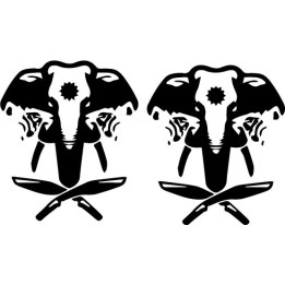 Far Cry 4 Kyrat Logo Stickers – Pagan Min Decals (2-Pack)