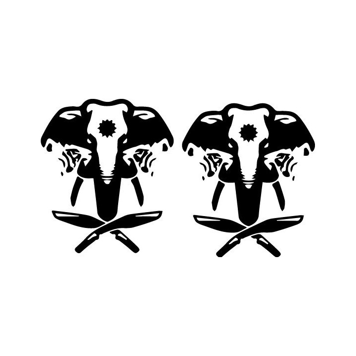 Far Cry 4 Kyrat Logo Stickers – Pagan Min Decals (2-Pack)