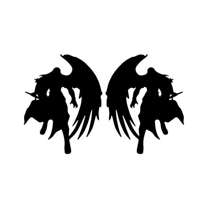 Sephiroth Stickers – One-Winged Angel FFVII Decals (2-Pack)