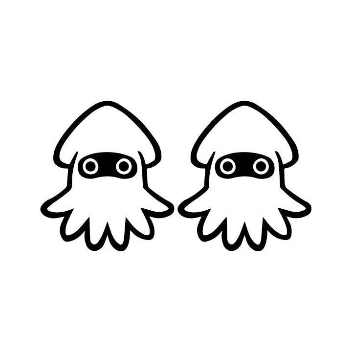 Super Mario Blooper Stickers – Nintendo Decals (2-Pack)