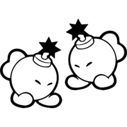 Super Mario Bob-Omb Stickers – Nintendo Decals (2-Pack)