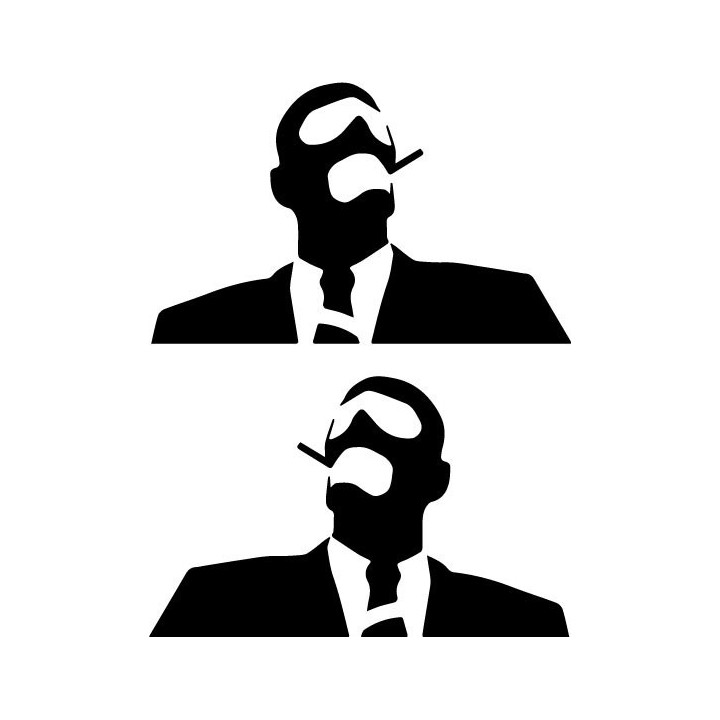 Team Fortress 2 Spy Stickers – TF2 Decals (2-Pack)