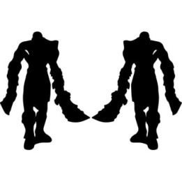 God of War Kratos Stickers – Blades of Chaos (2-Pack)