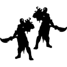 God of War Kratos Stickers – Blades of Chaos (2-Pack)