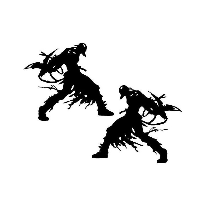 God of War Kratos Stickers – Leviathan Axe Decals (2-Pack)