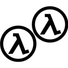 Half-Life Lambda Stickers – Gordon Freeman Decals (2-Pack)
