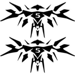 Halo 5 Guardians Stickers – Spartan Logo Decals (2-Pack)