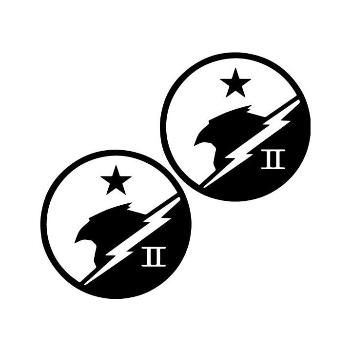 Halo Blue Team Stickers – Spartan II Decals (2-Pack)