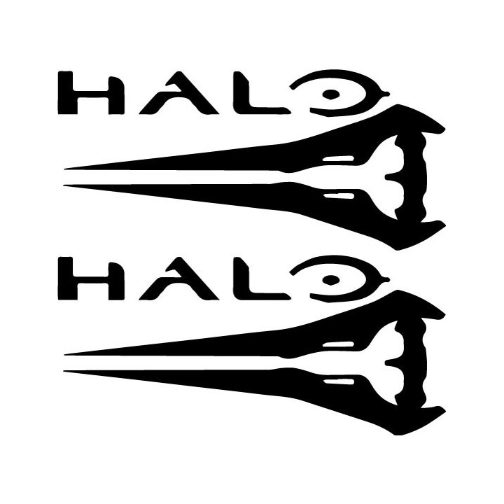 Halo Energy Sword Stickers – Gaming Decals (2-Pack)