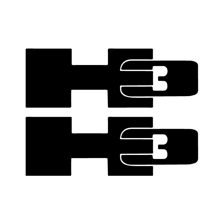 Buy H3 Hummer Aftermarket Decal Sticker Online