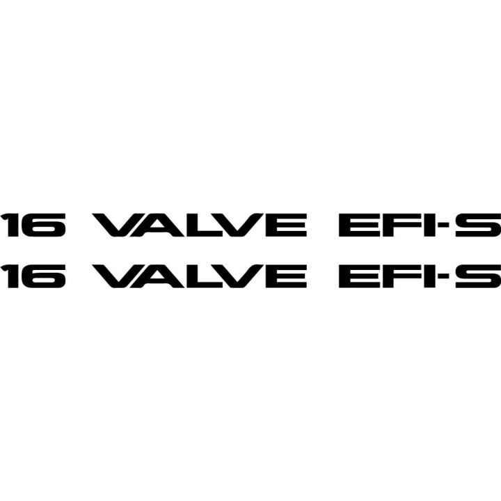 Buy 16 Valve Efi S Decal Sticker Online