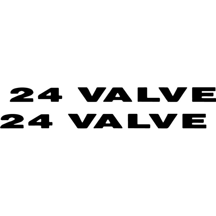 Buy 24 Valve Decal Sticker Online