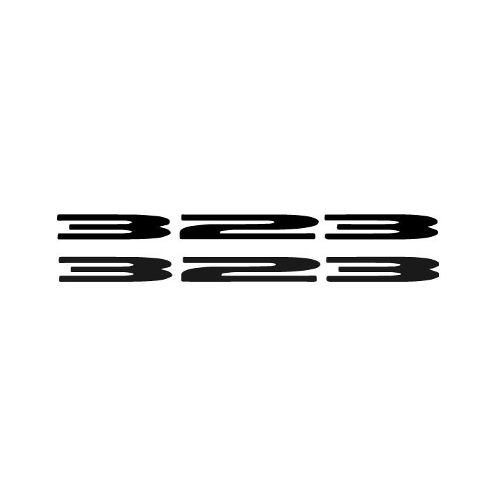 Buy 323 Decal Sticker Online