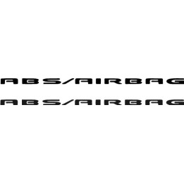 Buy Abs Airbag Vinyl Decal Sticker Online