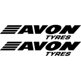 Avon Tyres Stickers – Historic Motorsport Racing Decals (2-Pack)