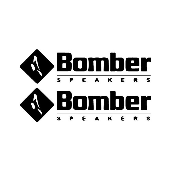 Buy Bomber Speakers Logo Vector Aftermarket Decal Sticker Online
