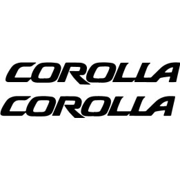 Buy Corolla Logo Vector Aftermarket Decal Sticker Online