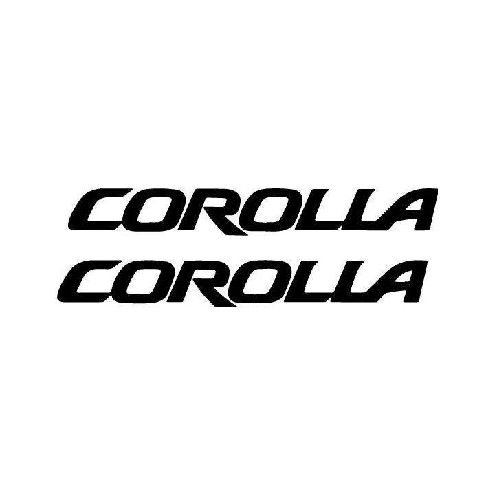 Buy Corolla Logo Vector Aftermarket Decal Sticker Online