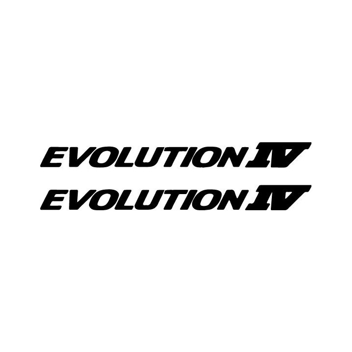 Buy Evolution Iv Vinyl Decal Sticker Online