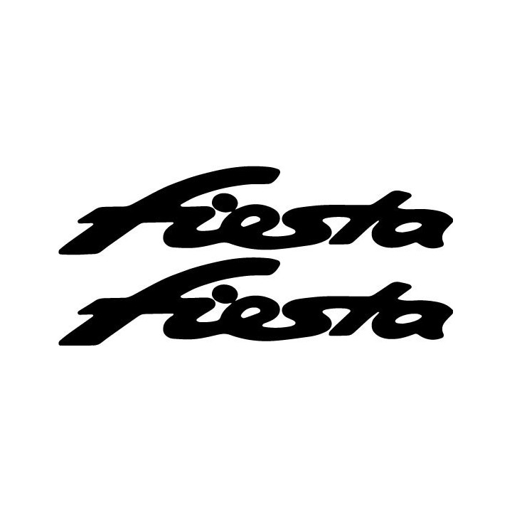 Buy Fiesta Logo Vector Aftermarket Decal Sticker Online