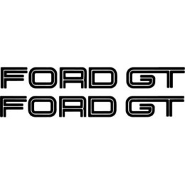 Ford GT Stickers – GT40 Le Mans Heritage Supercar Decals (2-Pack)