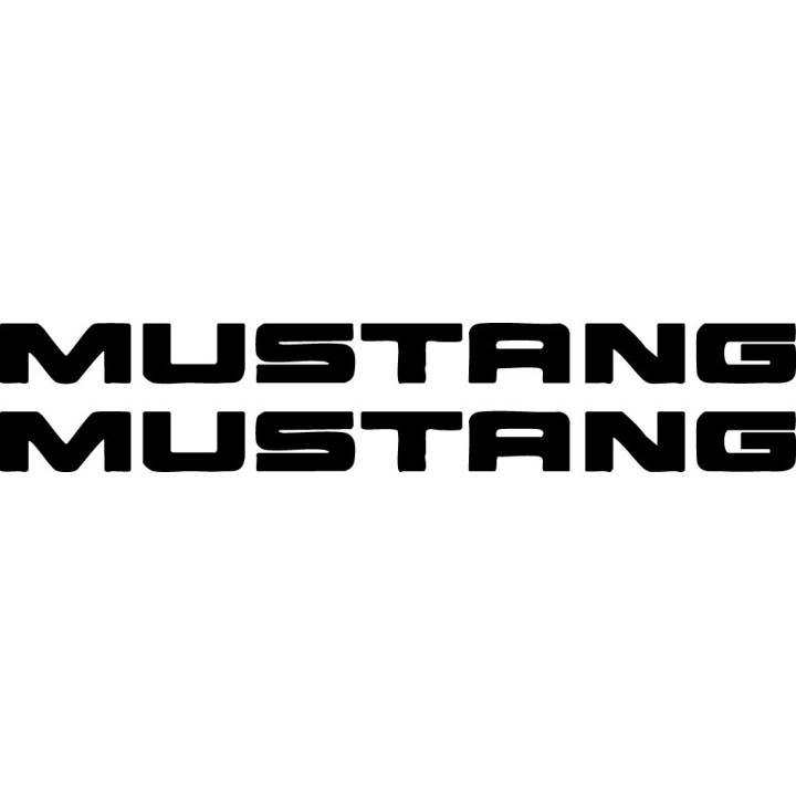 Ford Mustang Stickers – GT350 GT500 Mach 1 Bullitt Decals (2-Pack)