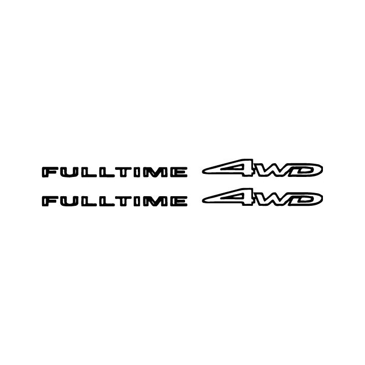 Buy Full Time 4Wd Vinyl Decal Sticker Online