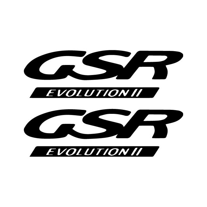 Buy Gsr Evolution Vinyl Decal Sticker Online