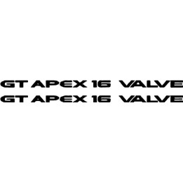 Buy Gt Apex 16 Valve Vinyl Decal Sticker Online