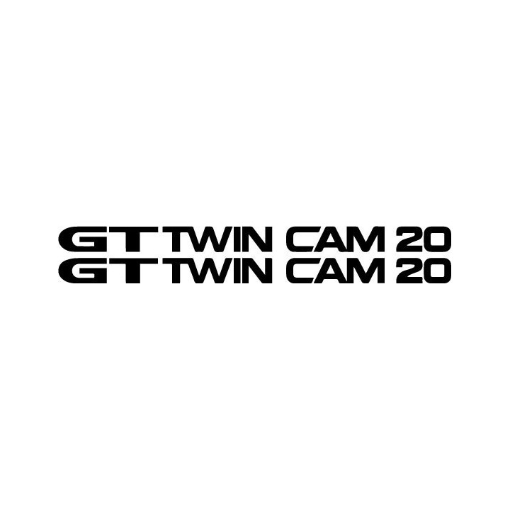 Buy Gt Twin Cam 20 Vinyl Decal Sticker Online