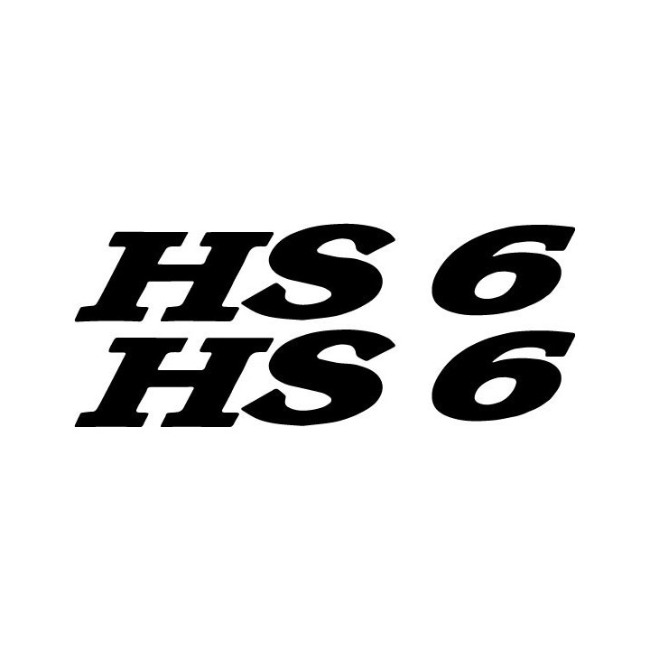Buy Hs6 Vinyl Decal Sticker Online