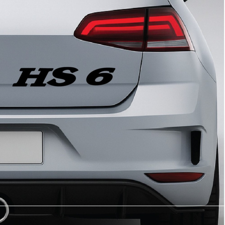 Buy Hs6 Vinyl Decal Sticker Online