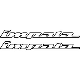 Buy Impala Chevrolet Aftermarket Decal Sticker Online