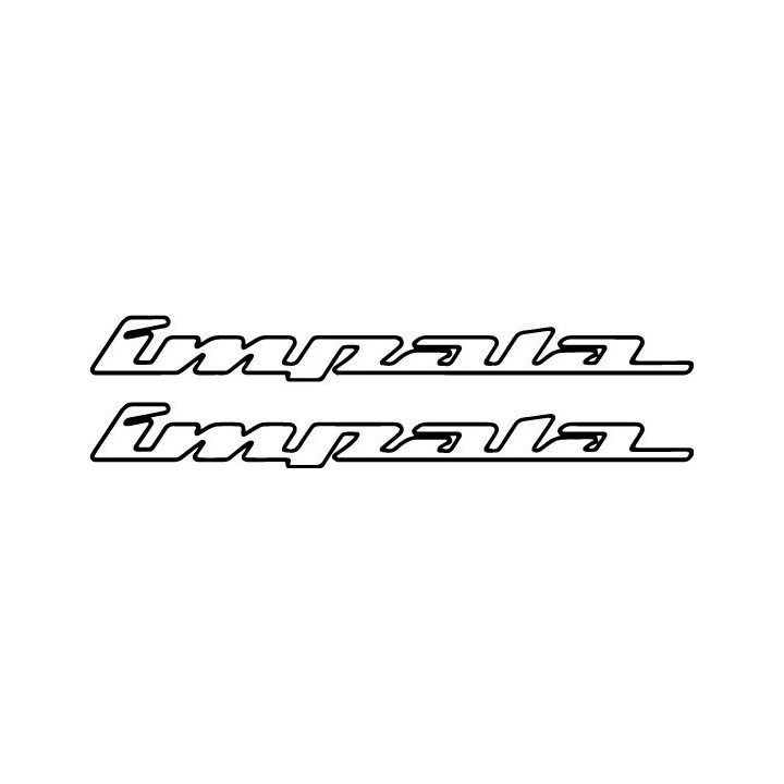 Buy Impala Chevrolet Aftermarket Decal Sticker Online