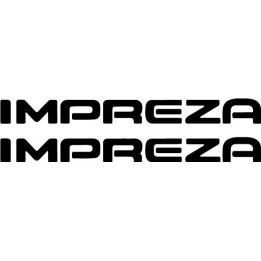Buy Impreza Aftermarket Decal Sticker Online