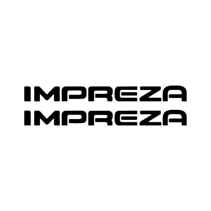 Buy Impreza Aftermarket Decal Sticker Online