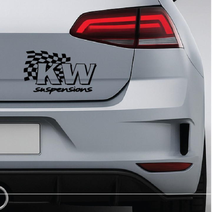 Buy Kw Suspensions Aftermarket Decal Sticker Online