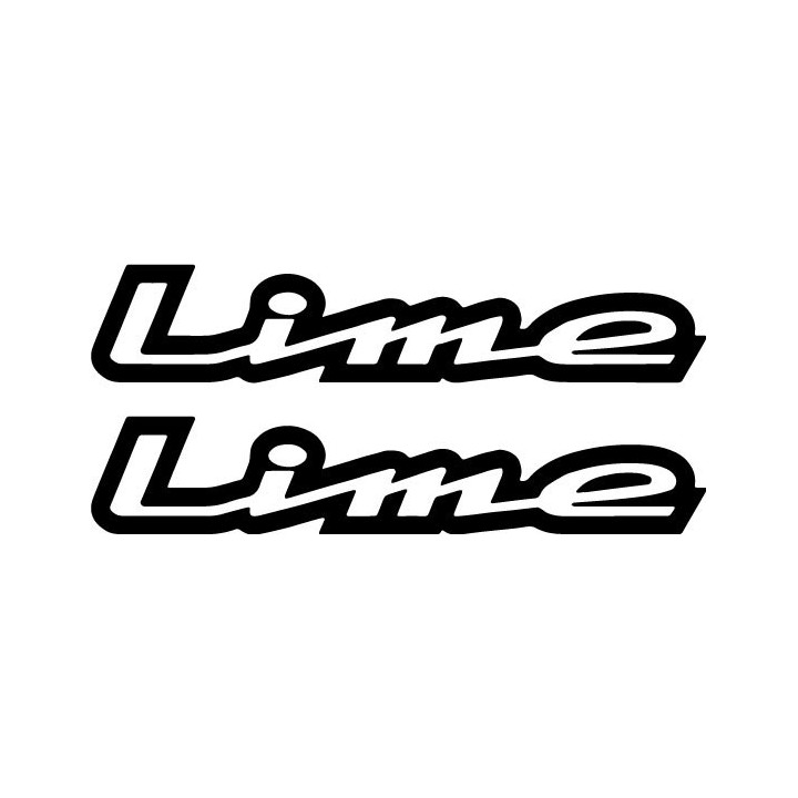Buy Lime Vinyl Decal Sticker Online