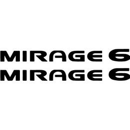 Buy Mirage 6 Vinyl Decal Sticker Online