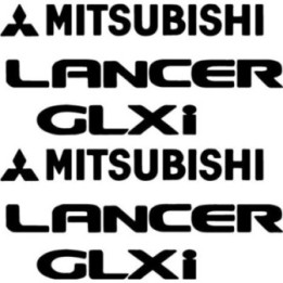 Buy Mitsubishi Lancer Glxi Vinyl Decal Sticker Online