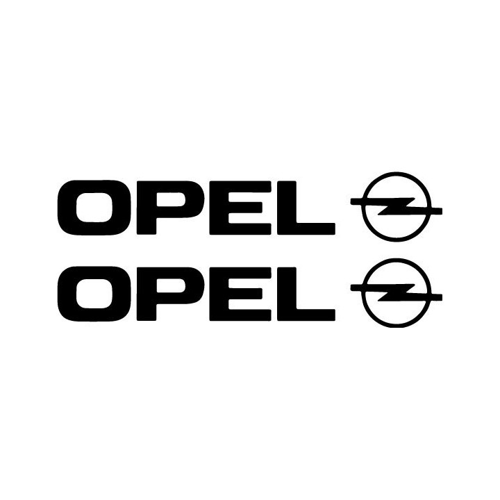 Buy Opel Black Aftermarket Decal Sticker Online