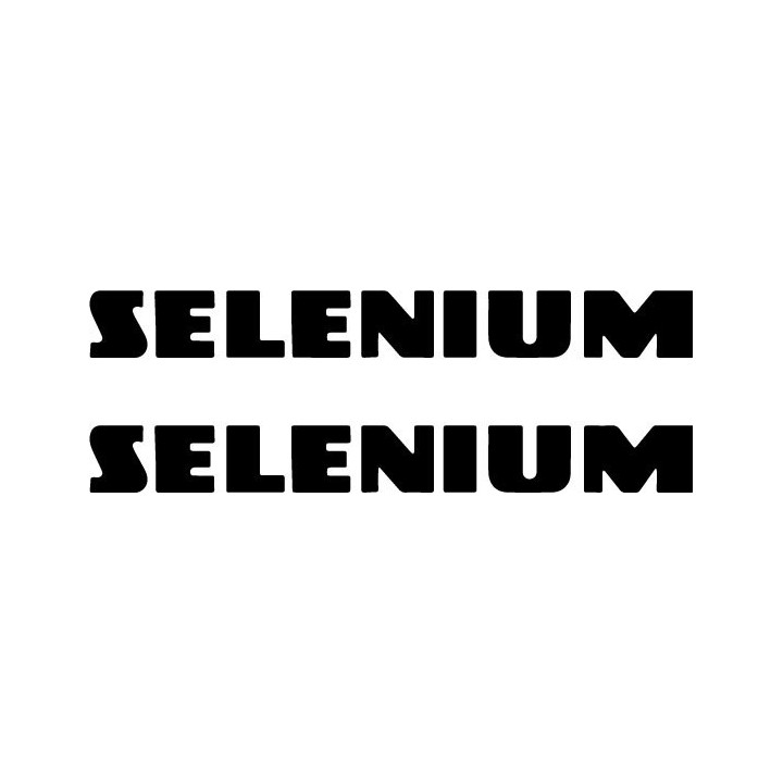 Buy Selenium Aftermarket Decal Sticker Online