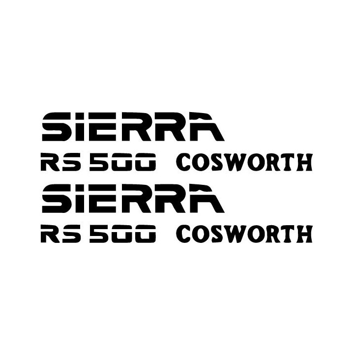 Buy Sierra Rs 500 Cosworth Vinyl Decal Sticker Online