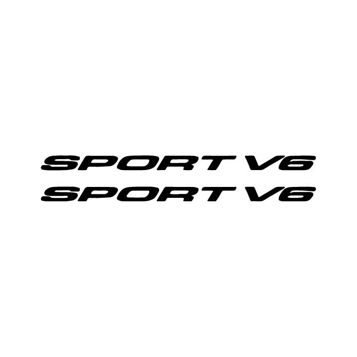 Buy Sport V6 Graphic Vinyl Decal Sticker Online