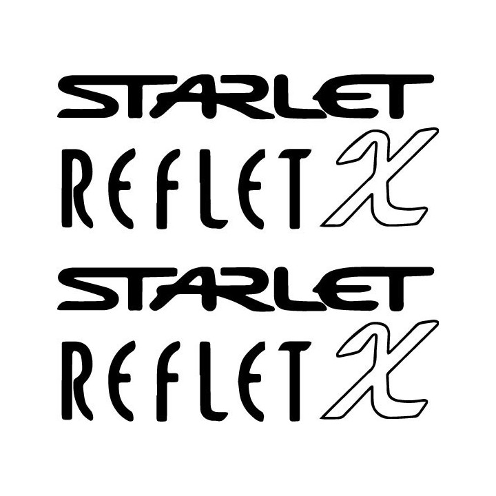 Buy Starlet Reflet X Vinyl Decal Sticker Online