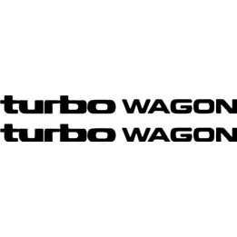 Buy Turbo Wagon Vinyl Decal Sticker Online